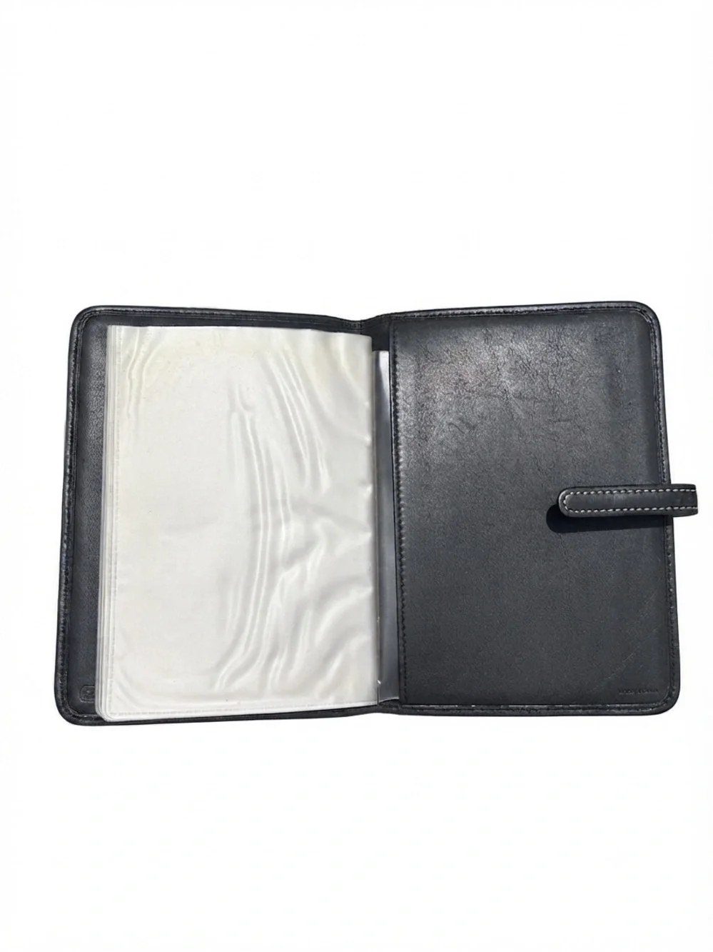 Authentic Vintage Coach Black Leather photo & Card Holder